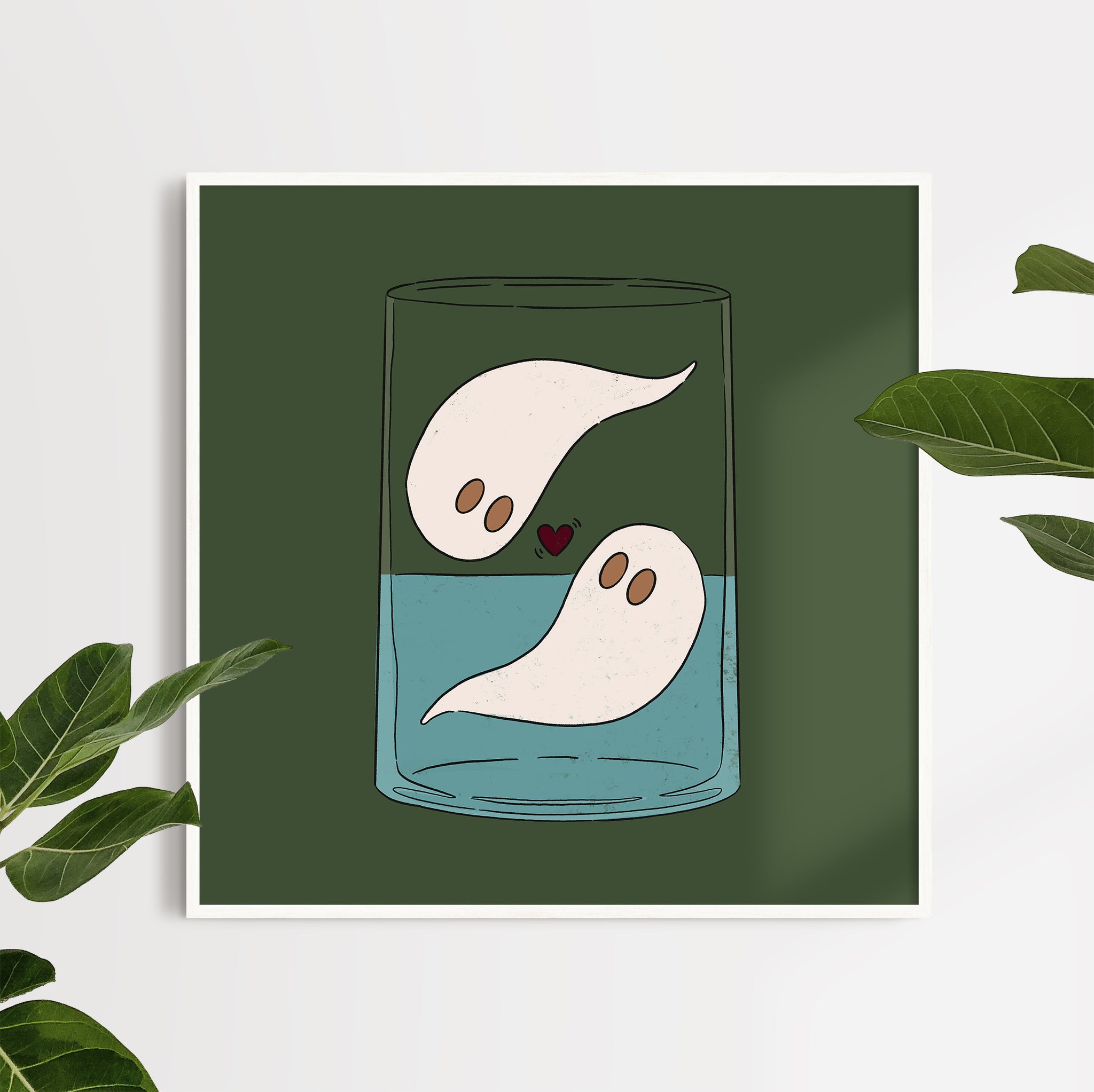 Two Ghosts - Physical Print – ekelleydesign